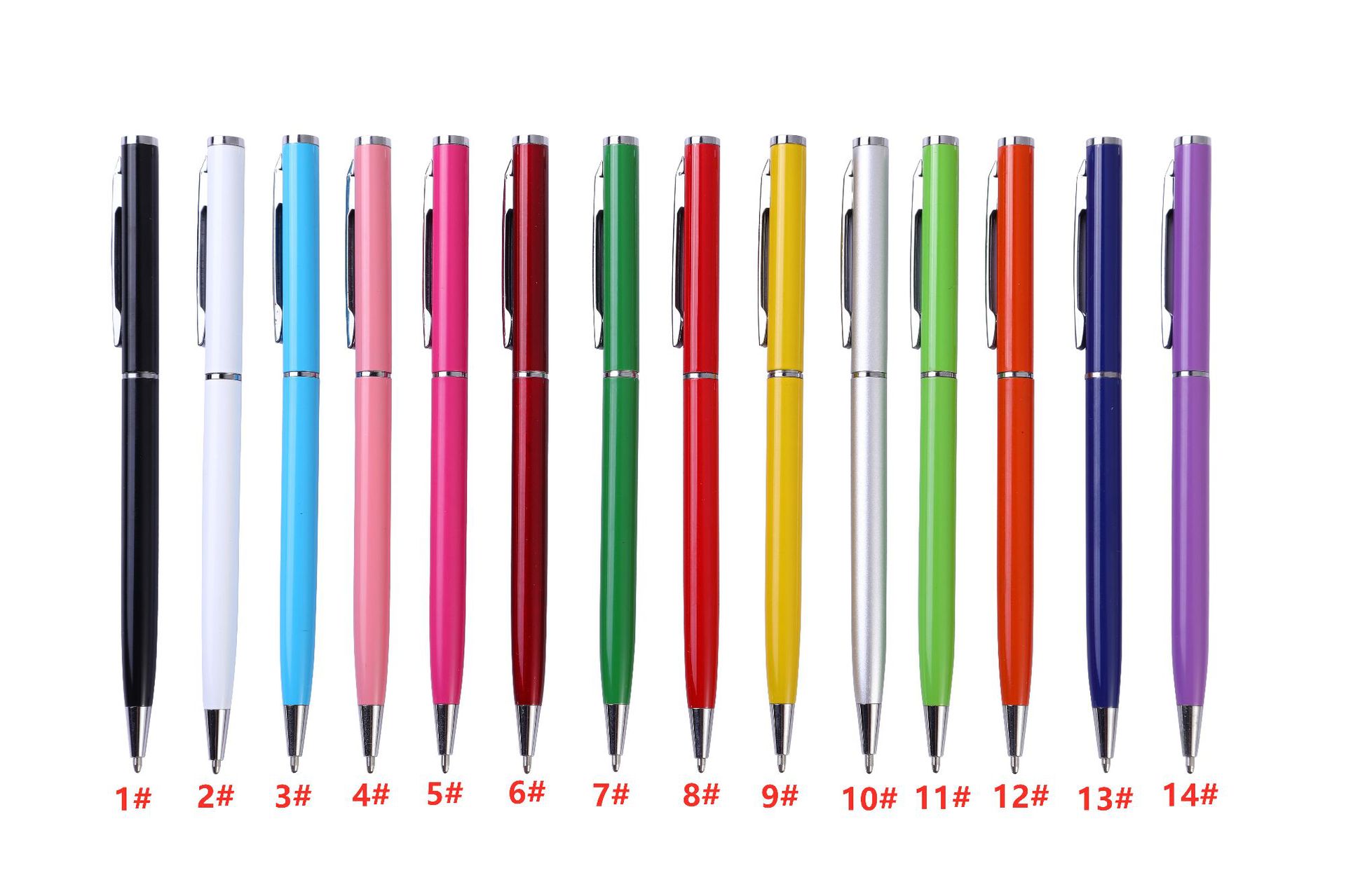 Xinmei Pen: Classic hotel advertising pen, pocket pocket pen, custom advertising pen, metal ballpoint pen for writing advertising logos Specification image