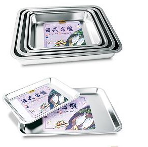 日式深方盘18枚取。26.8*20.8*4.2CM