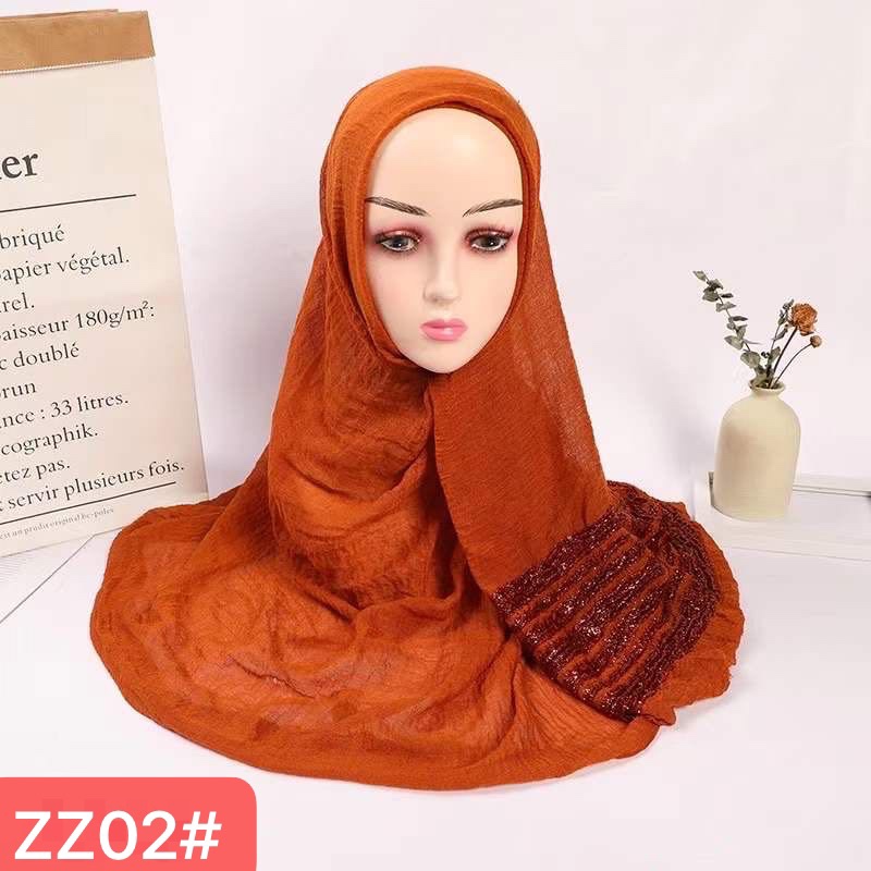 2021 On The New Latest Fashion New Bright Silk Casual Scarf Foreign Trade Baotu Exploded Hot Printed Long Scarf