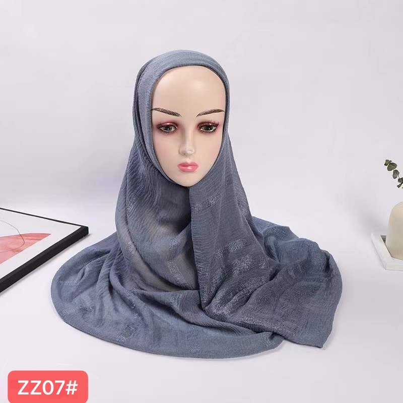 2021 On The New Latest Fashion New Bright Silk Casual Scarf Foreign Trade Baotu Exploded Hot Printed Long Scarf undefined