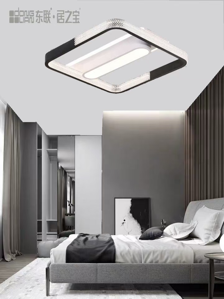 Bedroom ceiling lamp, simple and modern room study lamp, ultra-thin and minimalist master bedroom ceiling lamp details Picture