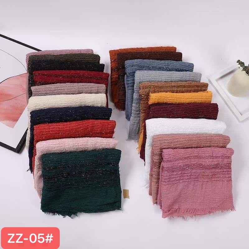 2021 On The New Latest Fashion New Bright Silk Casual Scarf Foreign Trade Baotu Exploded Hot Printed Long Scarf undefined