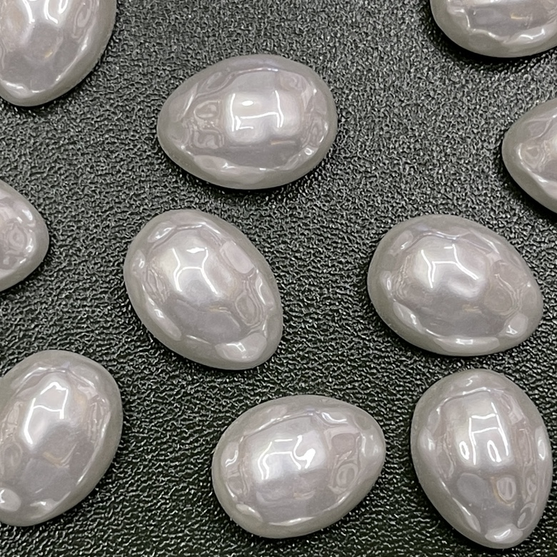 Turtle face half bright pearl, bright pearl imitation pearl