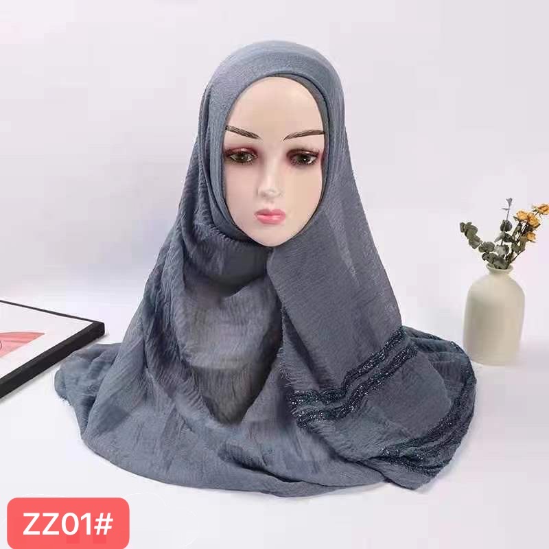 2021 On The New Latest Fashion New Bright Silk Casual Scarf Foreign Trade Baotu Exploded Hot Printed Long Scarf details Picture