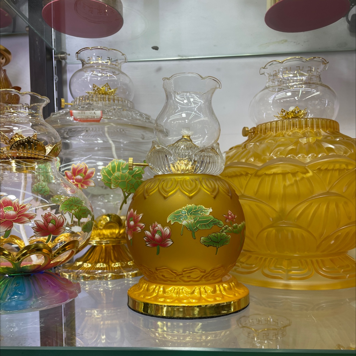 Lotus Heart Sutra oil lamp Liquid oil lamp