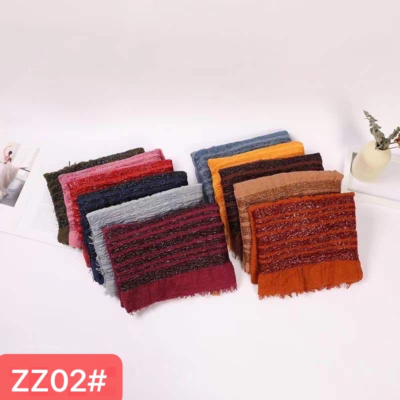 2021 On The New Latest Fashion New Bright Silk Casual Scarf Foreign Trade Baotu Exploded Hot Printed Long Scarf Item Picture