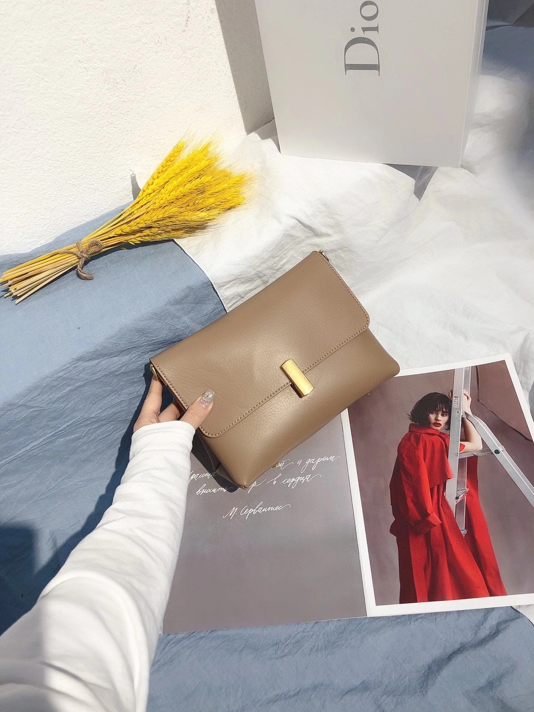 Women's Bag 1 in different outfits and settings