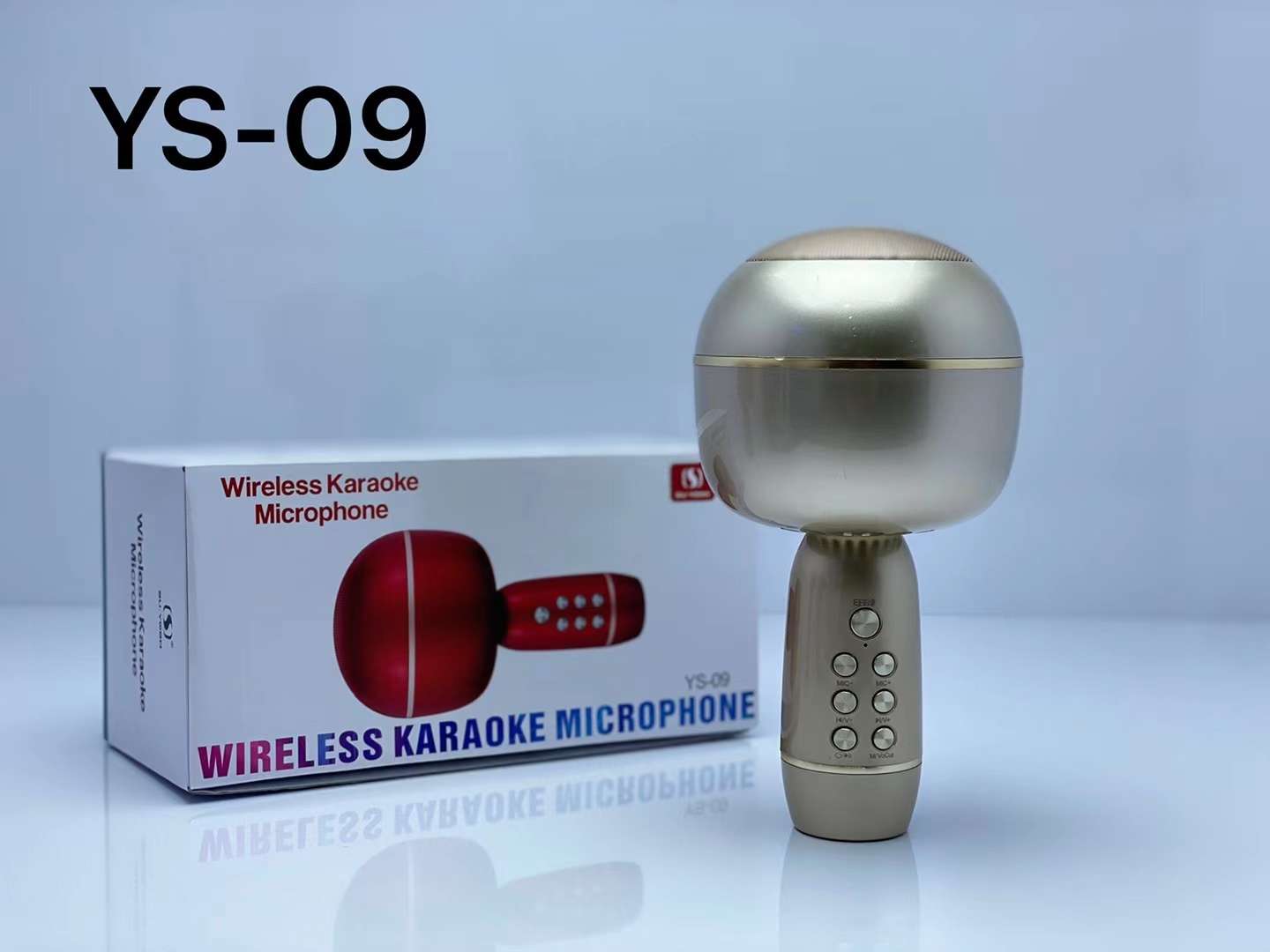 New microphone available 💘 new model: YS-09 Package size: 10.8*10.9*22.5CM outer box size: 57*46.5*45. Item Picture