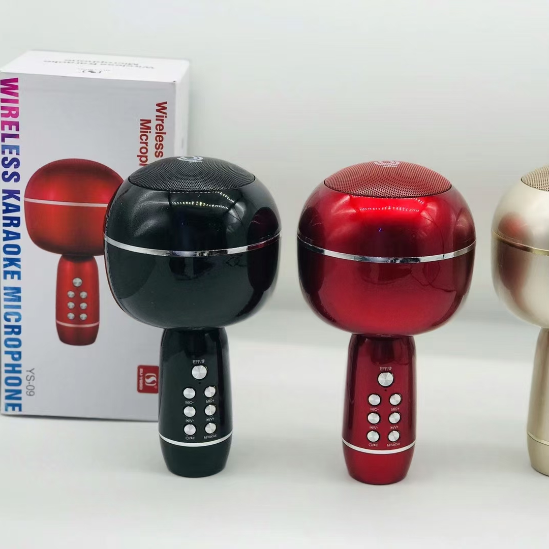 New microphone available 💘 new model: YS-09 Package size: 10.8*10.9*22.5CM outer box size: 57*46.5*45.