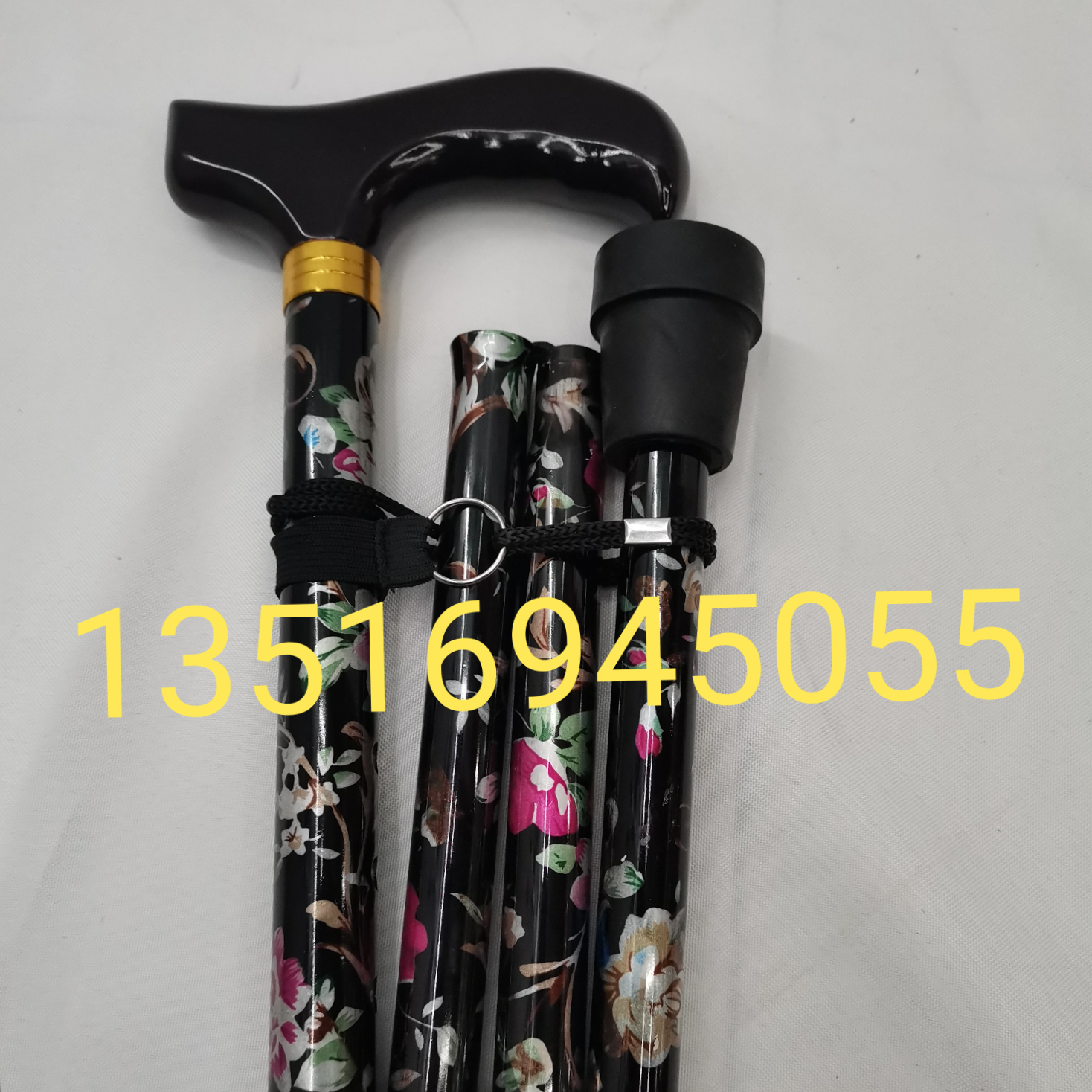 M02包花可折叠拐杖