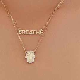 Europe And The United States Necklace Big Trend Fashion Generous Personality Yi Code Jewelry -113