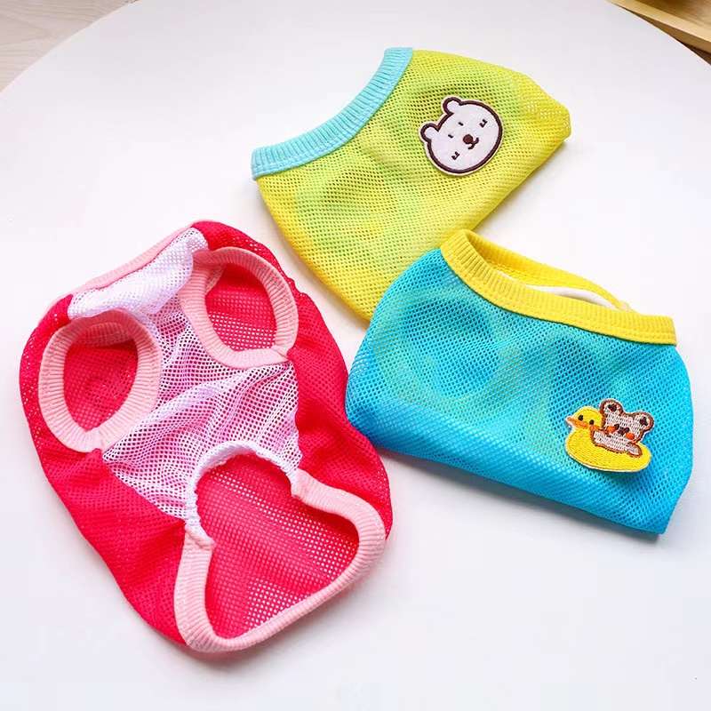 宠物宝宝新品衣服，现在开始排单生产，预计半个月出货了。夏日一抹清凉！透气养眼背心❤详情图5