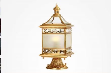 户外户栏铜灯产品图