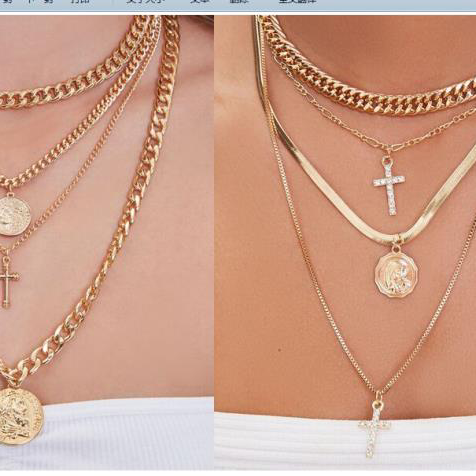 Clothing Necklace European Edition Fashion Generous Personality Jewelry Yidin Jewelry -117