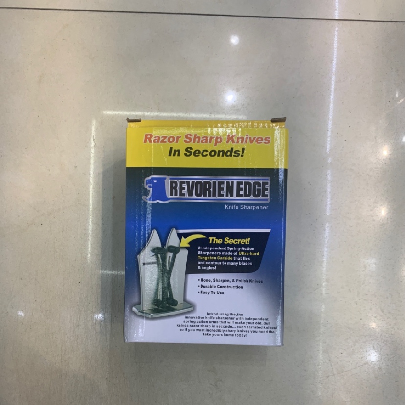跨境TV新款带座磨刀石 家用磨刀器Bavarian Edge Knife Sharpener 