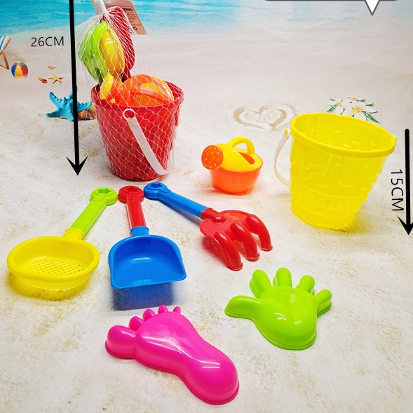 688-47 Children's Dune Buggies Toy Set, hourglass, baby sand-digging shovel and small bucket, sand-playing Cassia seed Sandpit tools