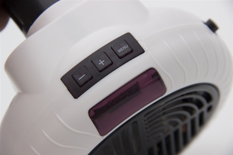 简约迷你暖风机小型迷你电热风机 办公家用取暖器加热器 白底实物图