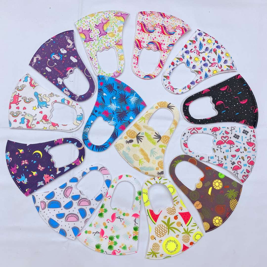 明星款蝴蝶恐怖卡通印好口罩男女学生口罩(厚)【外贸专供】详情图5