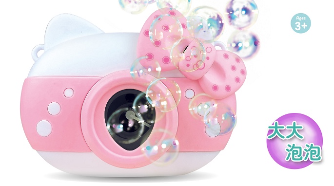 3939-85A children's bubble camera toy net red girl heart leak proof non-toxic automatic blowing bubble wand gun Tiktok the same model details Picture