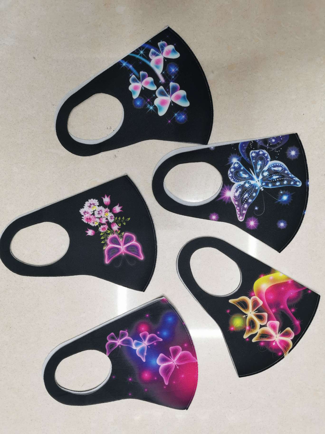 明星款蝴蝶恐怖卡通印好口罩男女学生口罩(厚)【外贸专供】详情图19