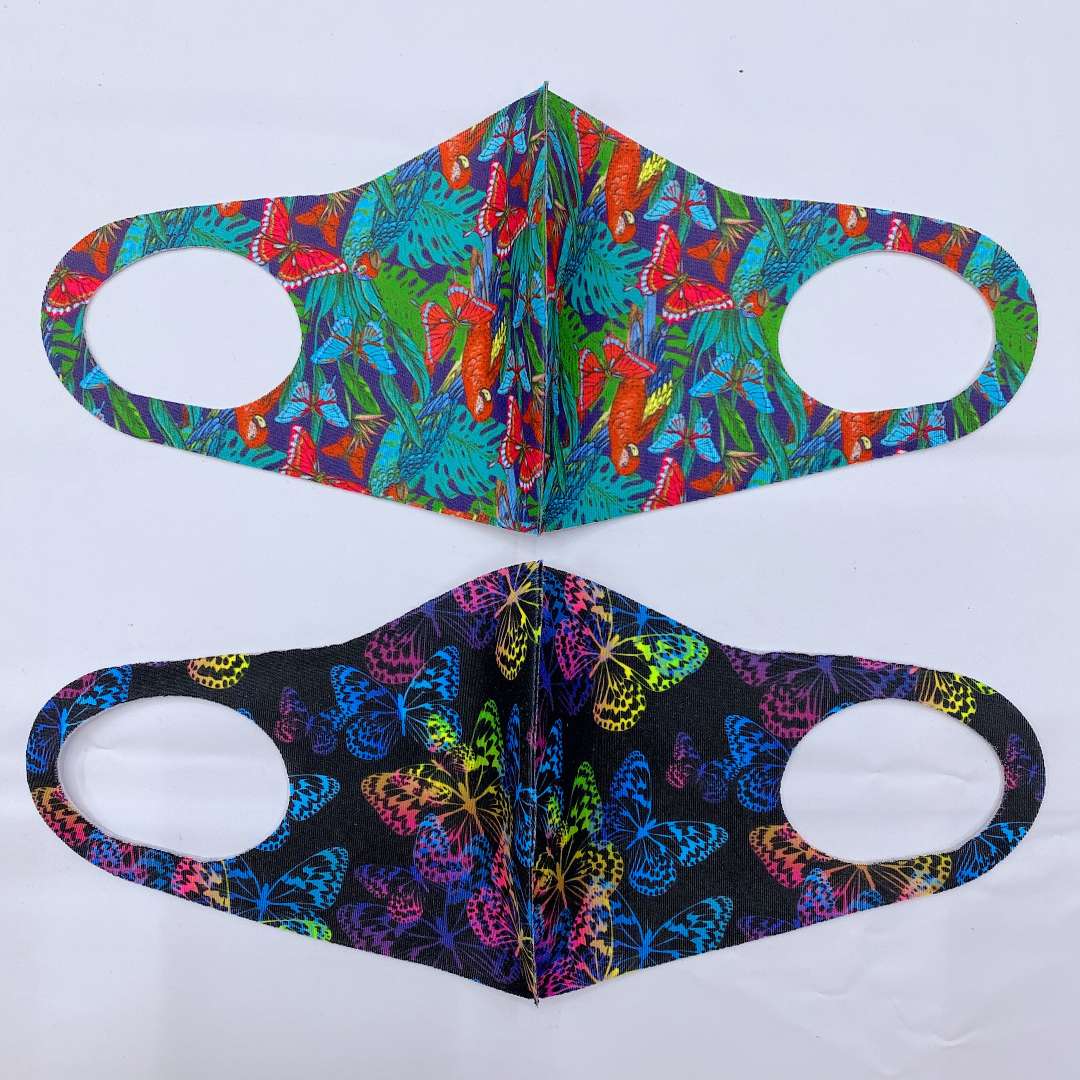 明星款蝴蝶恐怖卡通印好口罩男女学生口罩(厚)【外贸专供】详情图13