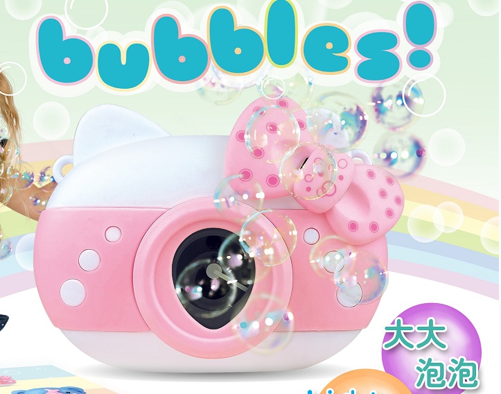 3939-85A children's bubble camera toy net red girl heart leak proof non-toxic automatic blowing bubble wand gun Tiktok the same model full figure