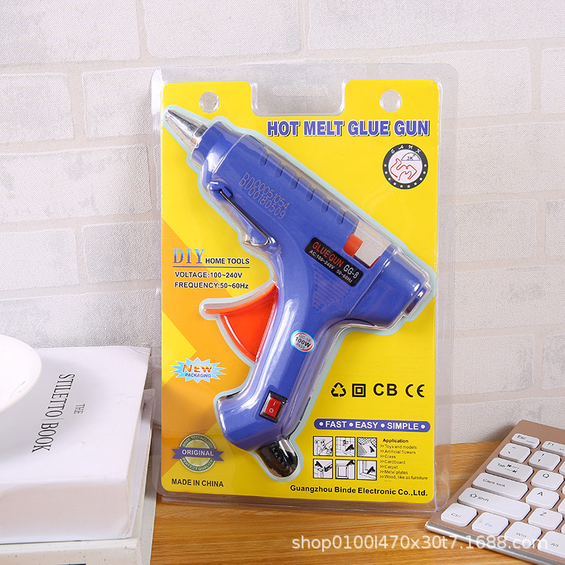 Factory direct sales of daily-use hardware small tools, manual gluing machines, household hot melt glue guns, glue guns wholesale detail image 1
