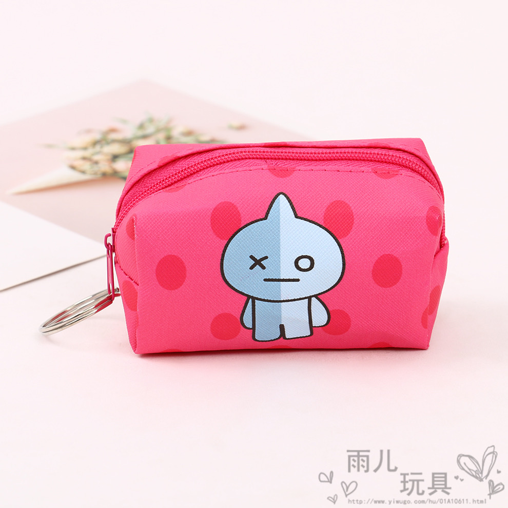 BTS21印刷零钱包 皮革零钱包印刷钱包立体印刷零钱包详情图2