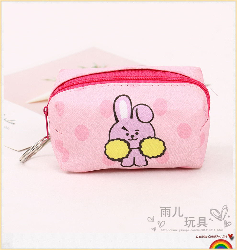 BTS21印刷零钱包 皮革零钱包印刷钱包立体印刷零钱包详情图11