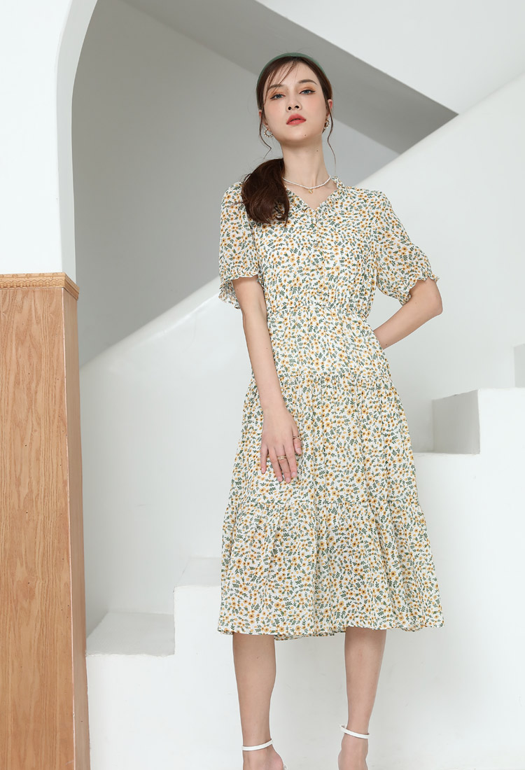 Jimmy Seio's 2021 summer new floral dress Item Picture