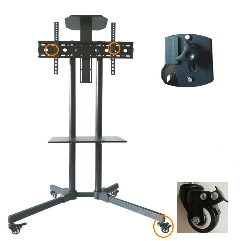 电视机挂架移动推车1500教学设备移动推车电视屏挂架移动挂架升降挂架详情图1