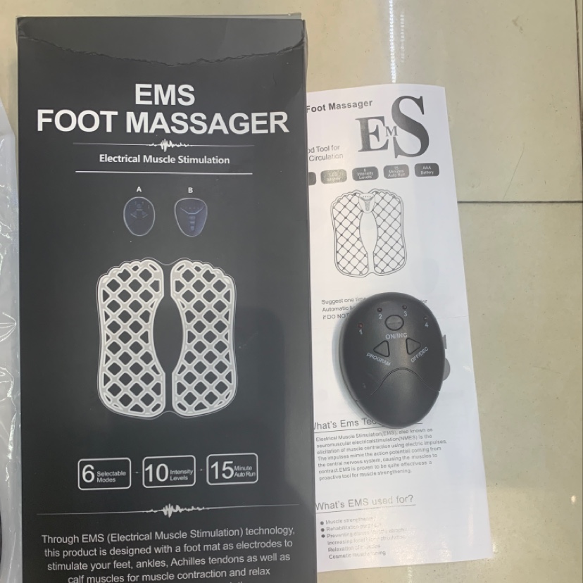 新款EMS足部按摩贴智能脚底按摩仪电动穴位揉捏脚底按摩贴 详情图6