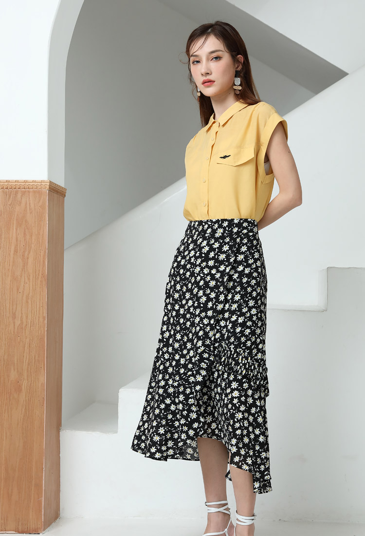 Jimmy Seio's 2021 summer debut new women's stylish top 1K2121812 Application Scenario