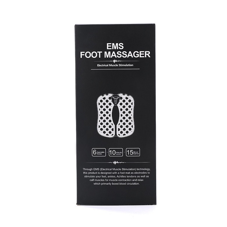 新款EMS足部按摩贴智能脚底按摩仪电动穴位揉捏脚底按摩贴 