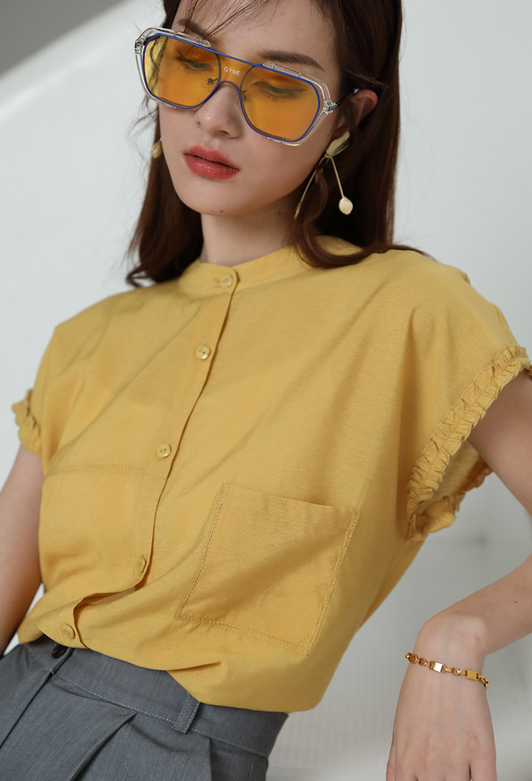 Jimmy Seio's new women's wear in bright yellow for Spring 2021, 1K2121256 Application Scenario
