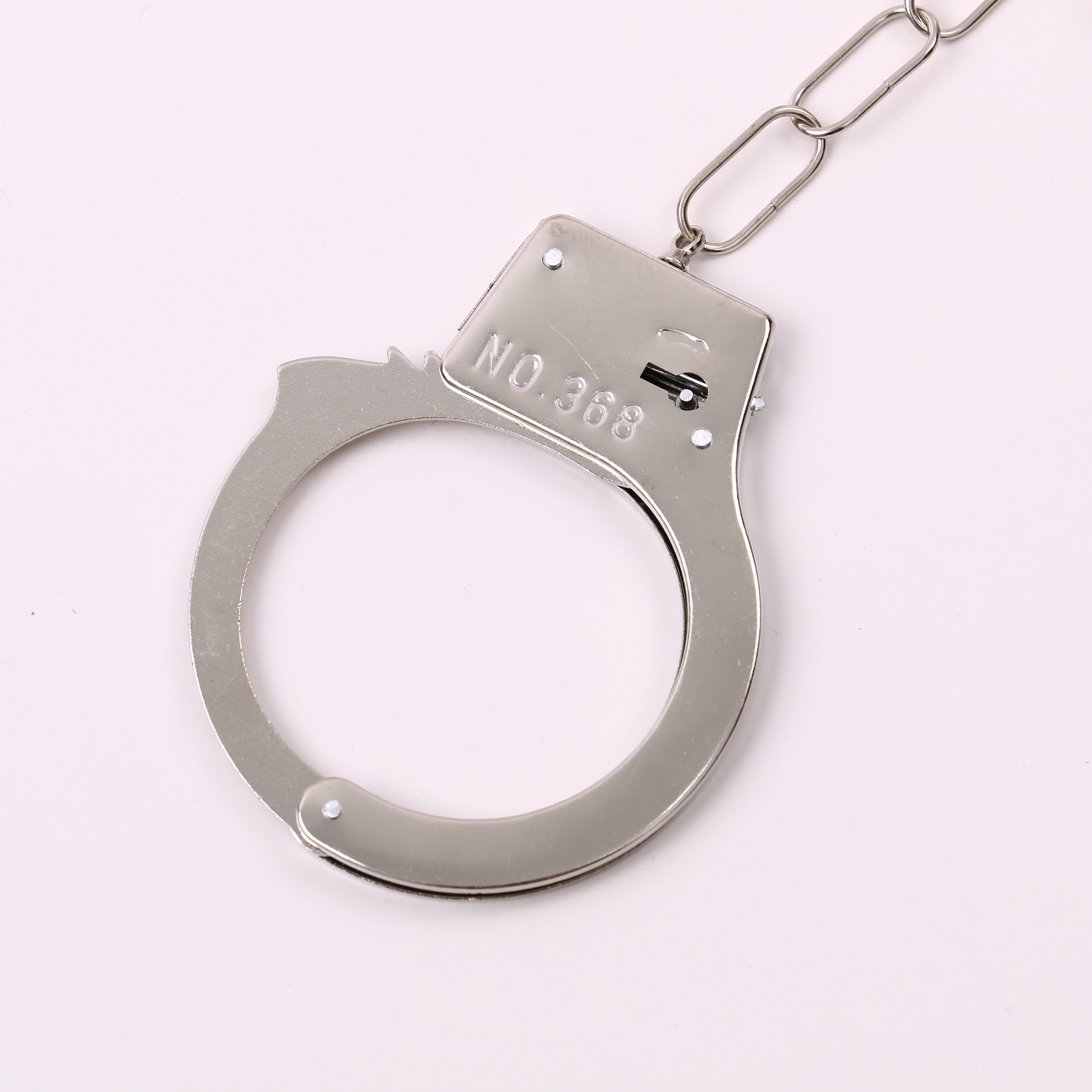 莉颖玩具金属玩具手铐 万圣节手铐 368吸塑红版手铐 详情6
