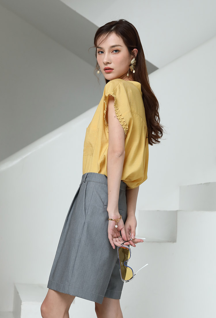 Jimmy Seio's new women's wear in bright yellow for Spring 2021, 1K2121256 Specification image