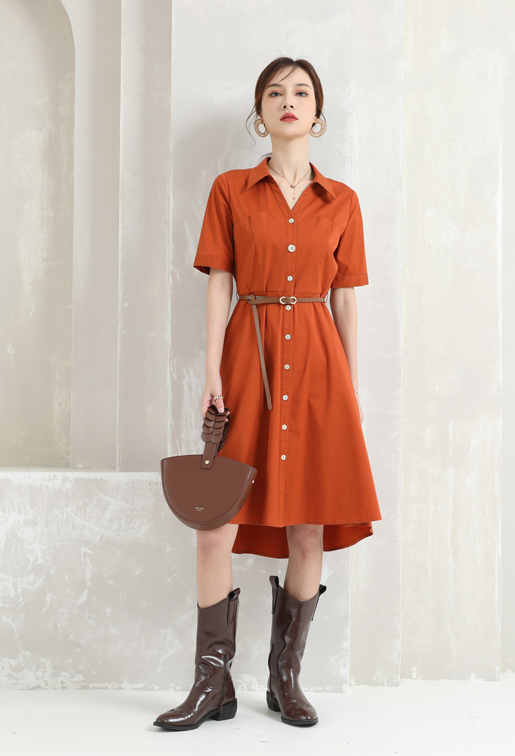 Jimmy Seio's new women's red dress 1D2121706 for Spring 2021 details Picture