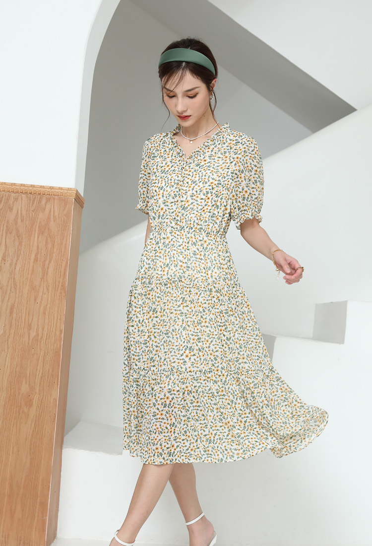 Jimmy Seio's 2021 summer new floral dress Specification image