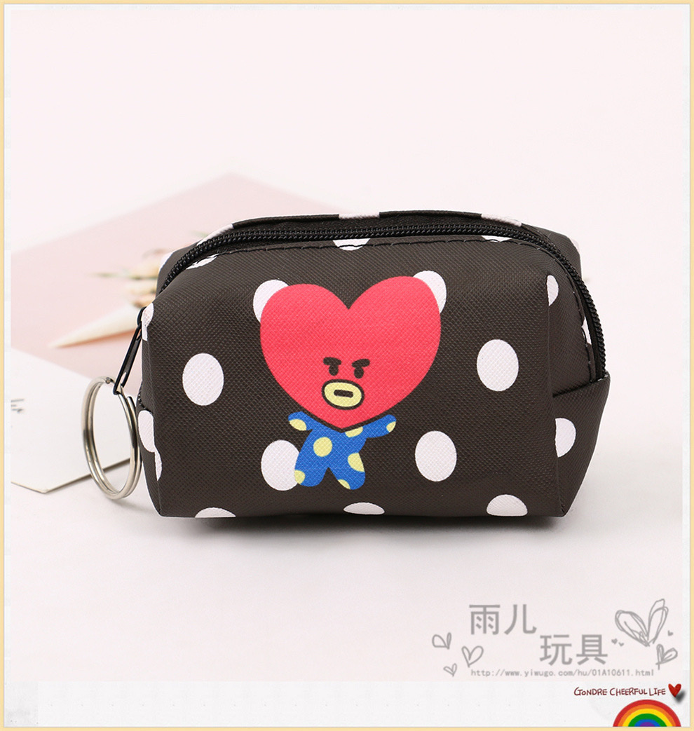 BTS21印刷零钱包 皮革零钱包印刷钱包立体印刷零钱包详情图10