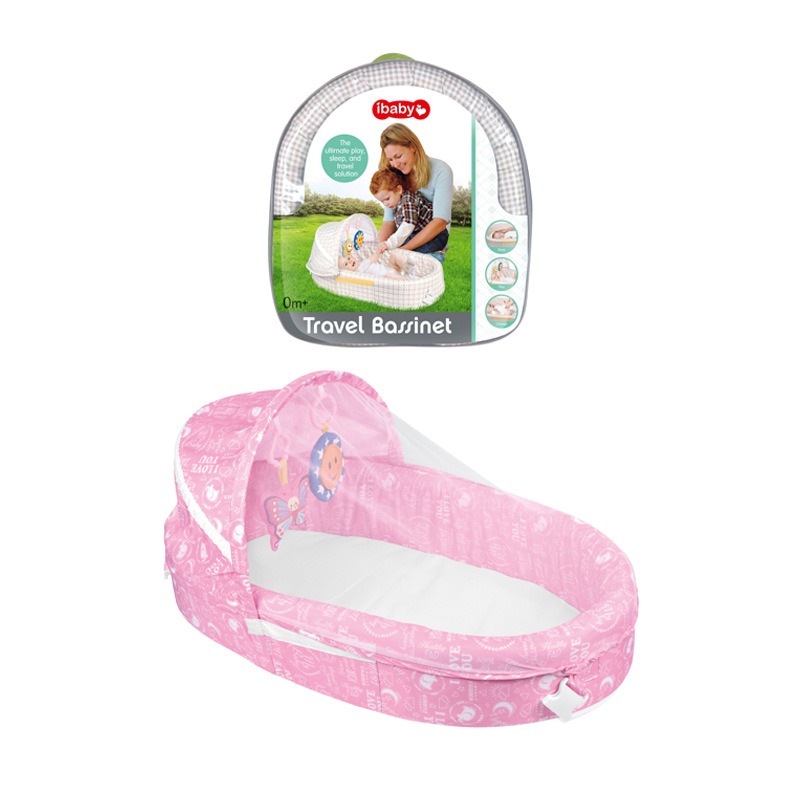 婴儿多功能便携式分隔床宝宝可折叠床中床带蚊帐音乐安抚床玩具床细节图