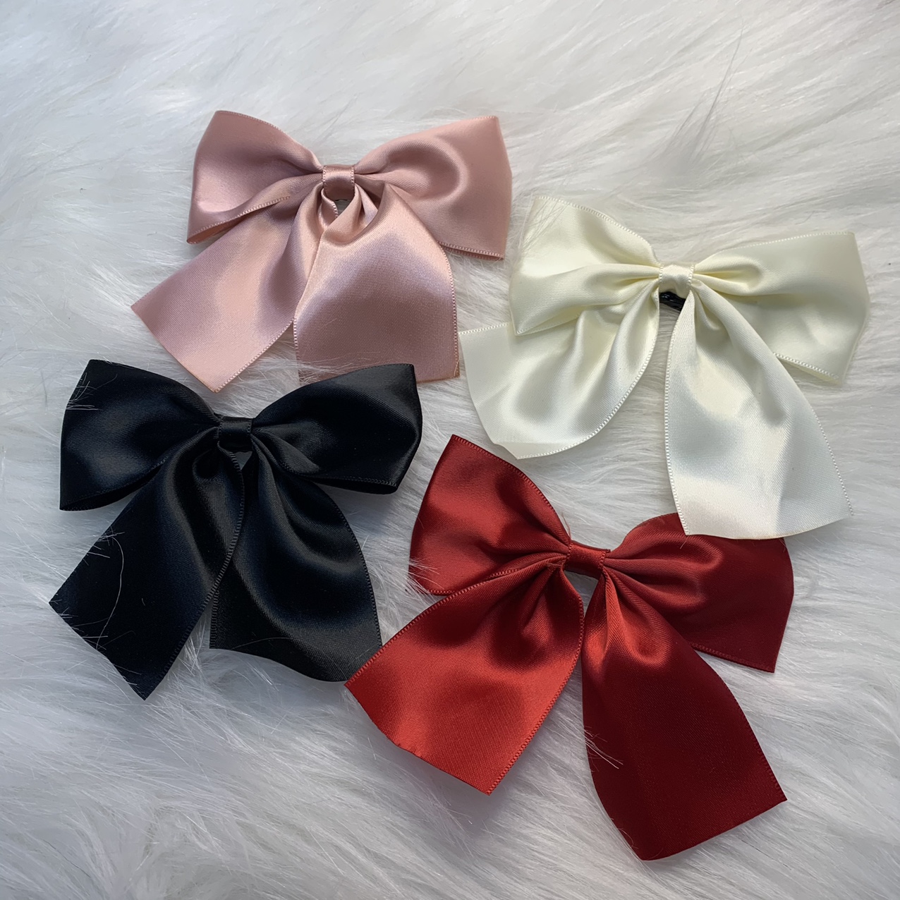 Fairy little bow hair clip