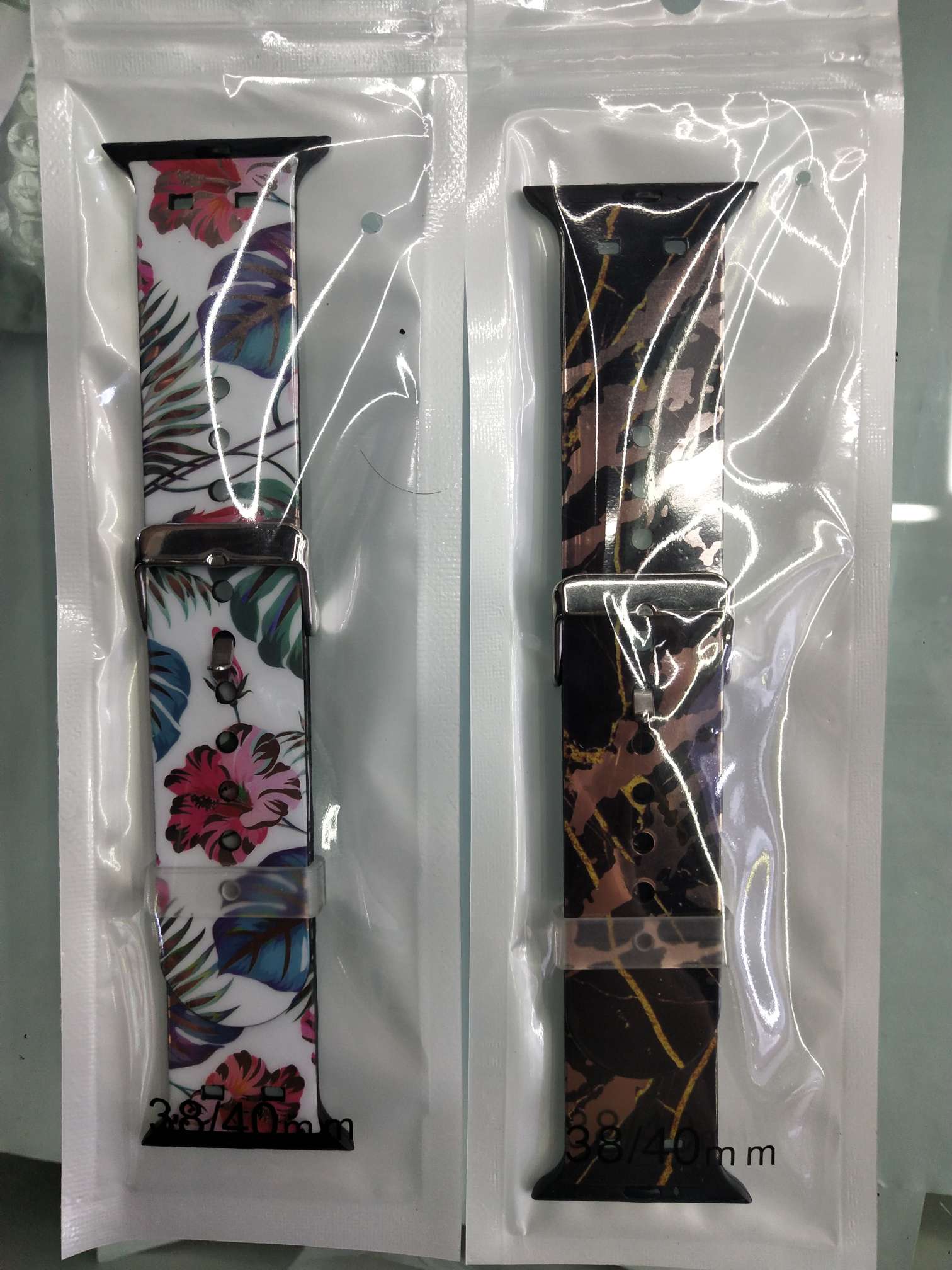 电镀图案苹果手表表带 图案多样可来图定制详情图6