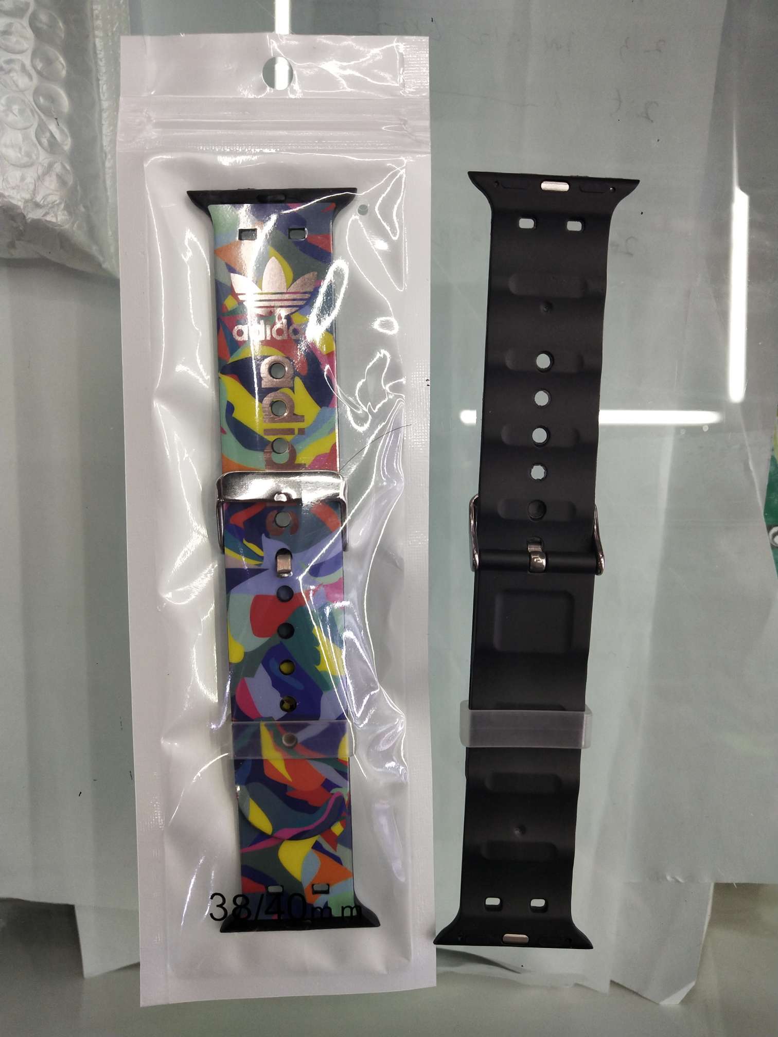 电镀图案苹果手表表带 图案多样可来图定制详情图2