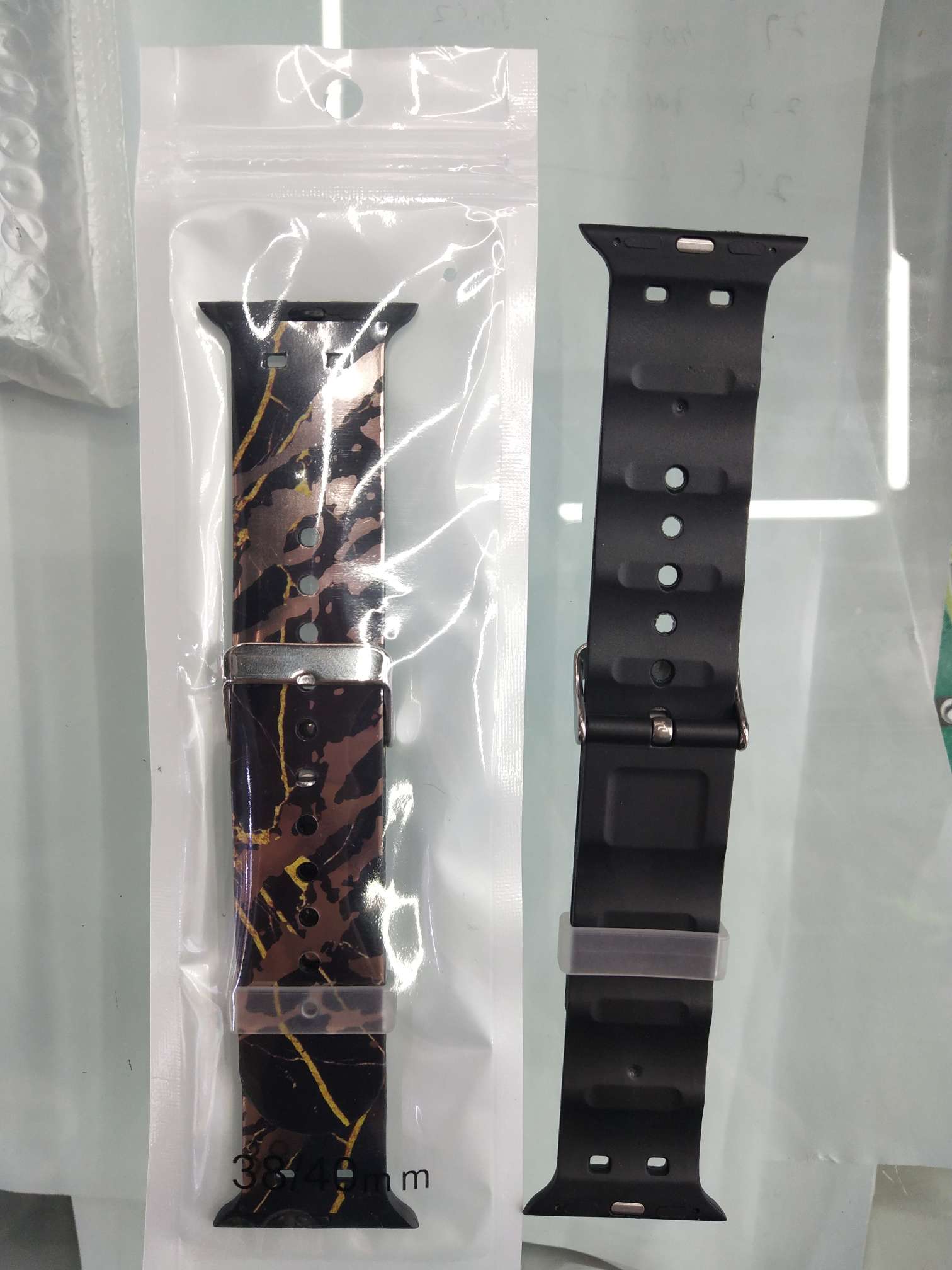 电镀图案苹果手表表带 图案多样可来图定制详情图4