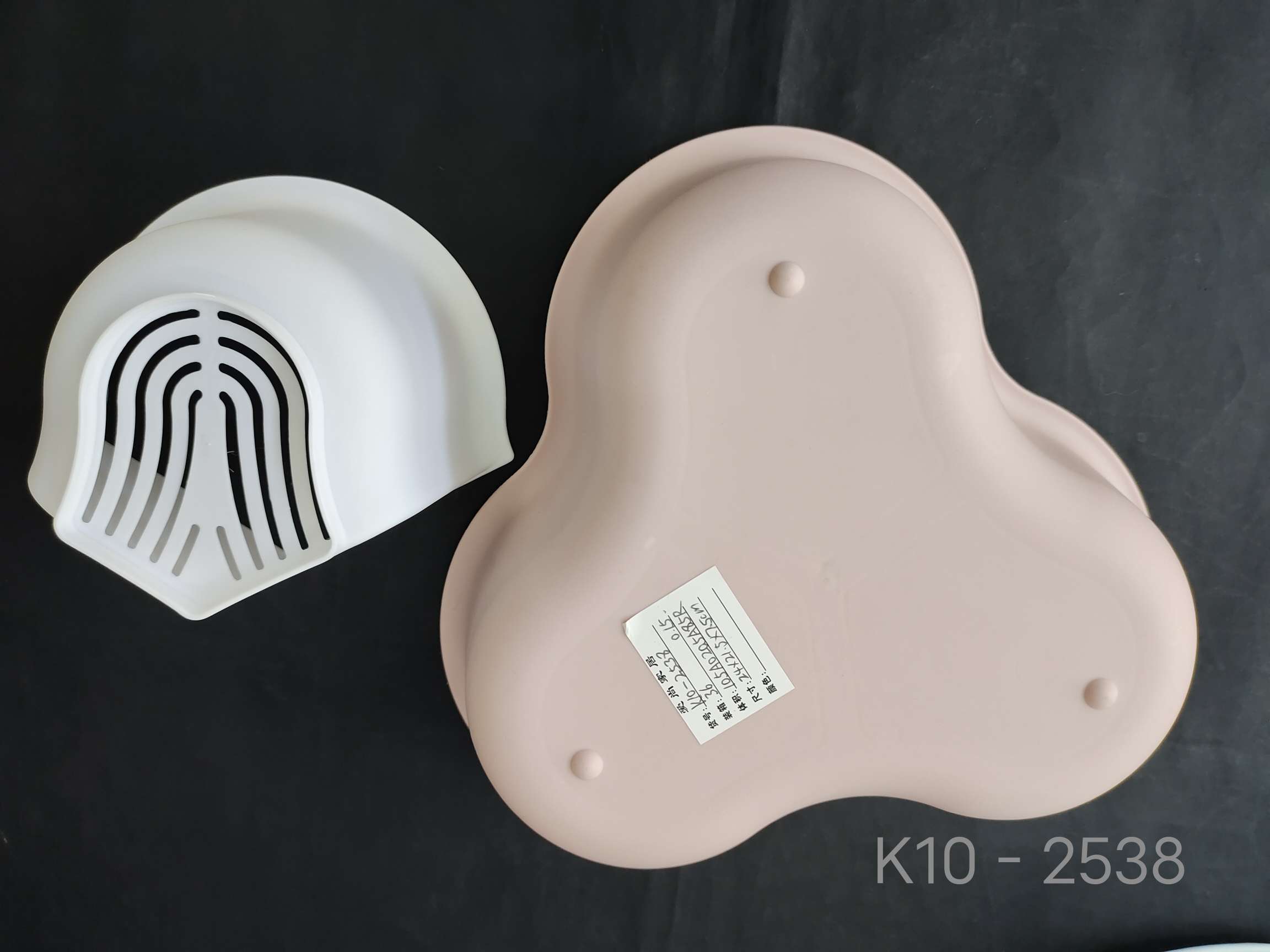 K10－2538家用创意多格拼盘厨房洗菜篮双层沥水盘沥水筐水果盘详情图4