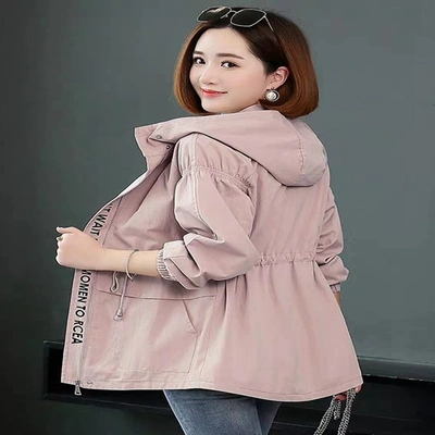 Spring And Autumn Port Wind Coat Female Tide Korean Version 108