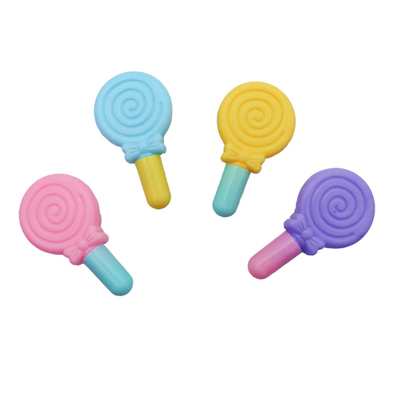 微商地推可爱棒棒糖糖果圆珠笔 赠品扭蛋塑料玩具详情图5