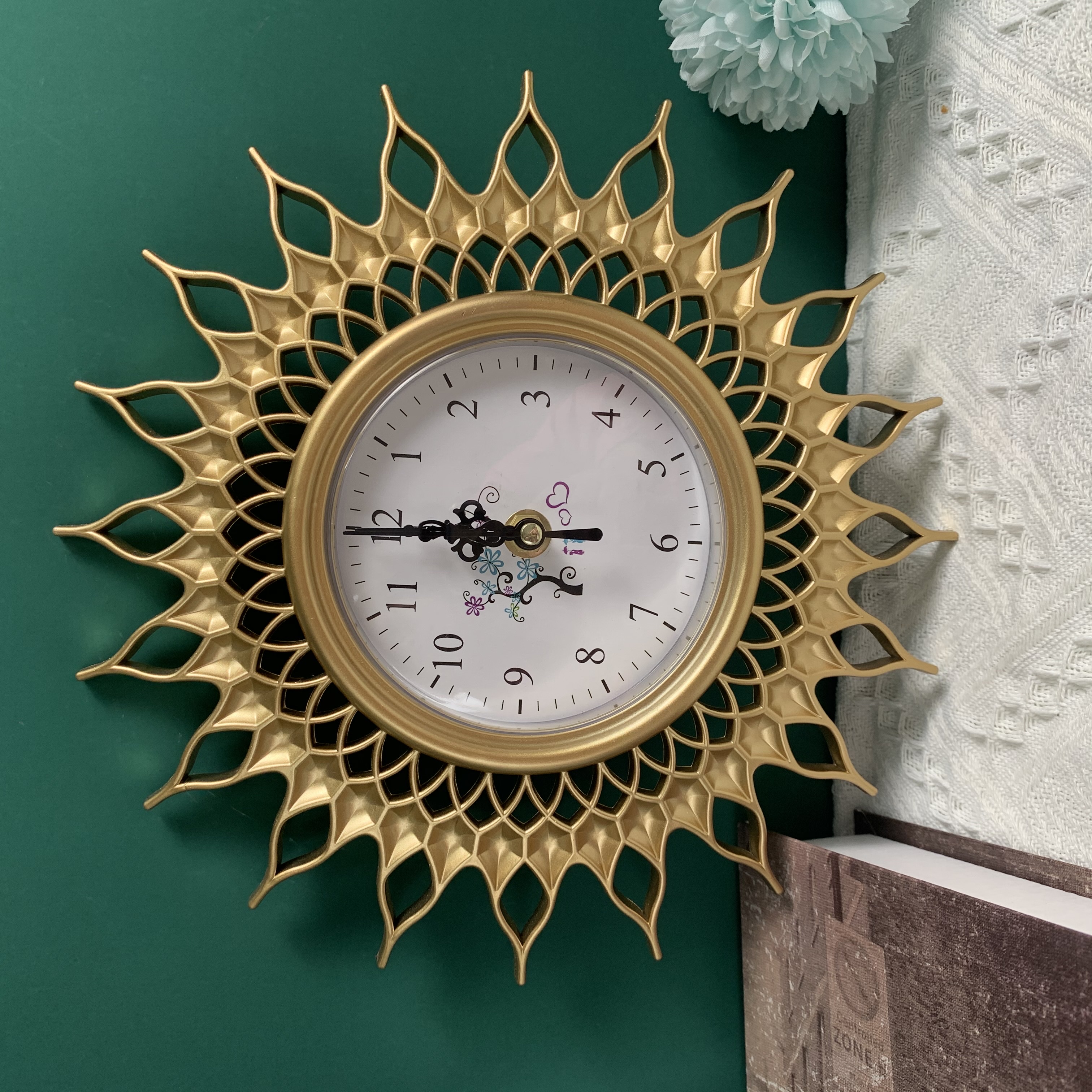 太阳装饰钟详情图1