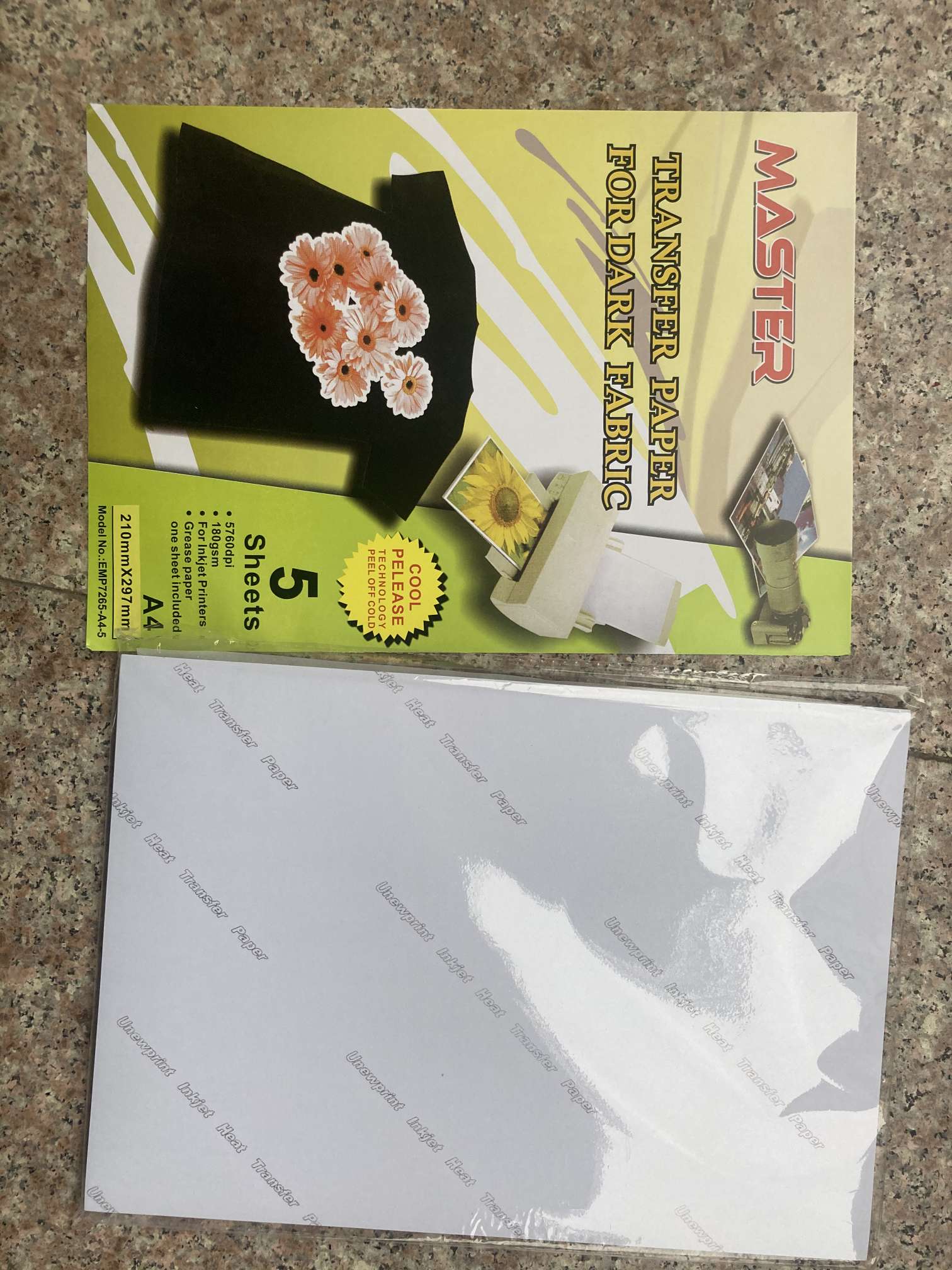 热转印纸实物图